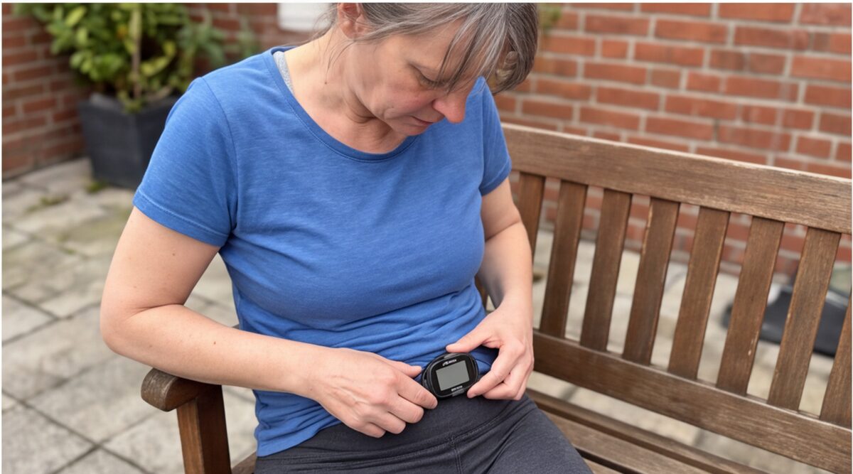 3dactive 3dfitbud schrittzaehler a420s test während der Nutzung