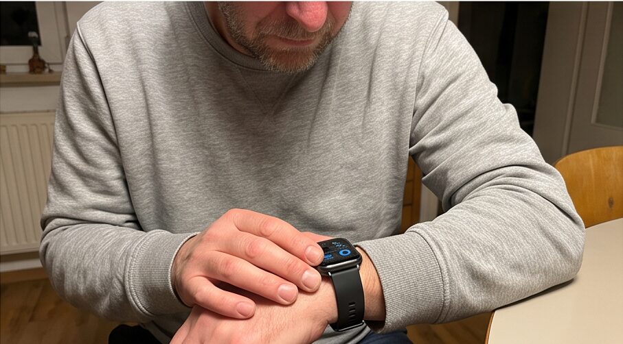 cascho smartwatch t60 test während der Nutzung