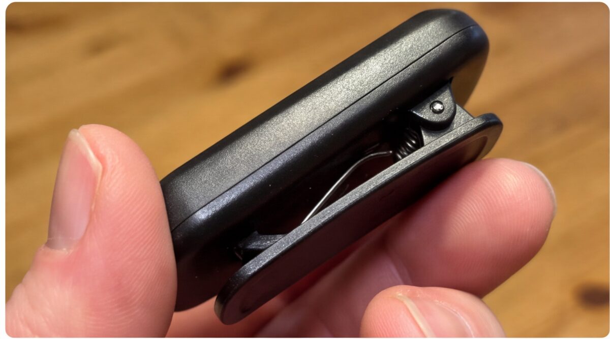 flintronic 3d schrittzaehler mit clip lanyard test Ansicht der Verarbeitung