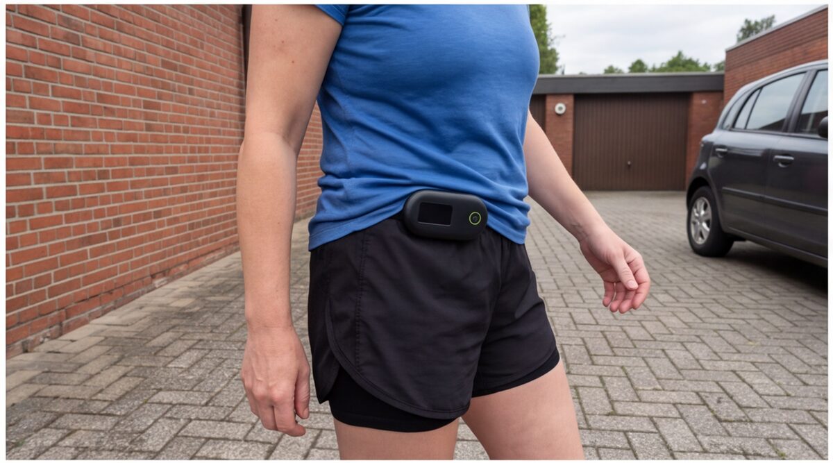flintronic mini schrittzaehler test während der Nutzung